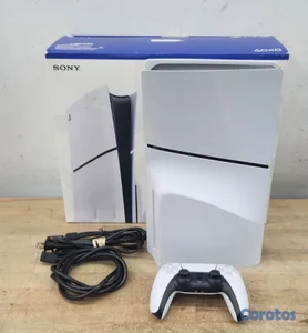 Sony PlayStation 5 Slim Disc Edition 1TB White Con
