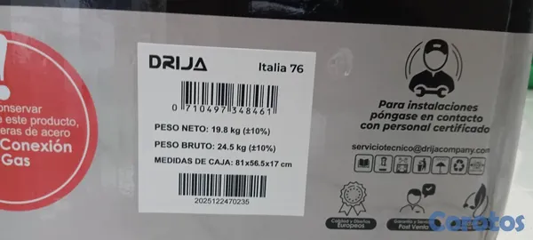 cocina - Estufa Empotrable Drija 4