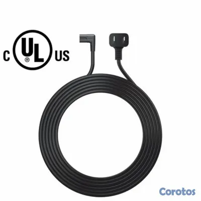 otros electronicos - CABLE DE ALIMENTACIÓN DE CORRIENTE EXTRALARGO DE ALTA CALIDAD 12 PIES TIPO L 3