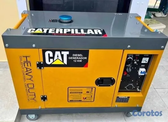 plantas e inversores - Planta eléctrica 12kw semi silenciosa cerrada con transfer automático 110/220v 2