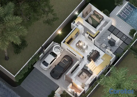 casas - Casa en 2 Nievel en Venta, 4 Habitaciones, 4.5 Bañ 10