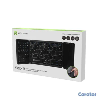 computadoras y laptops - TECLADO PLEGABLE WIRELESS KLIP XTREME FLEXPLIT, TE 3