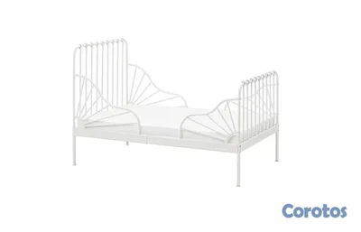 Cama Ikea Minnen blanca extensible para niños, bue