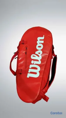 Artículos Deportivos - Bulto de Tenis Profesional - Wilson Super Tour Red 3
