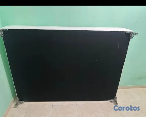 muebles y colchones - Base de cama en leder lanza de 54 2