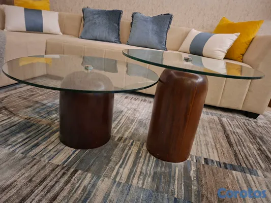 muebles y colchones - set mesa de centro 2