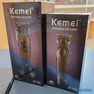 Combo Kemei KM-2296 + Trimmer KM-2299 para Barbería & Cuidado Personal 