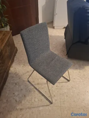 muebles y colchones - 2 sillas IKEA LILLÅNÄS gris oscuro – RD$9,000 el par 4
