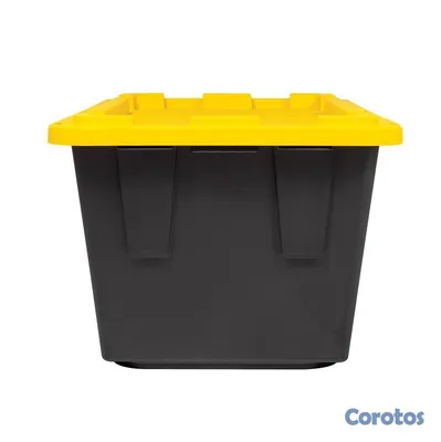 herramientas, jardines y exterior - 2 Cajas de Almacenamiento Grandes (40 Galones / 15 4