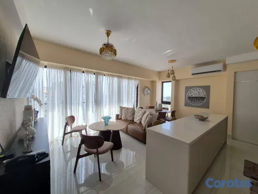 apartamentos - Apartamento en alquiler Bella vista, 2 hab amuebla 6
