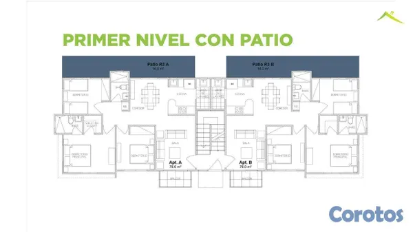 apartamentos - Apartamentos de 2 habitaciones en la ciudad Juan Bosch 3