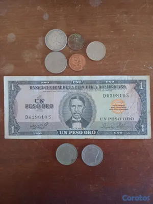 arte y antigüedades - Vendo billetes y monedas antiguas de Rep. Dom. 2