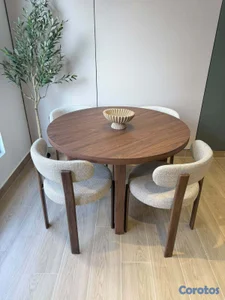 JUEGO DE COMEDOR 4 SILLAS 