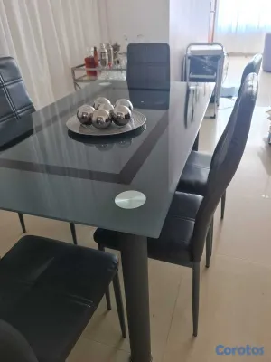muebles y colchones - Comedor de 6 sillas  4