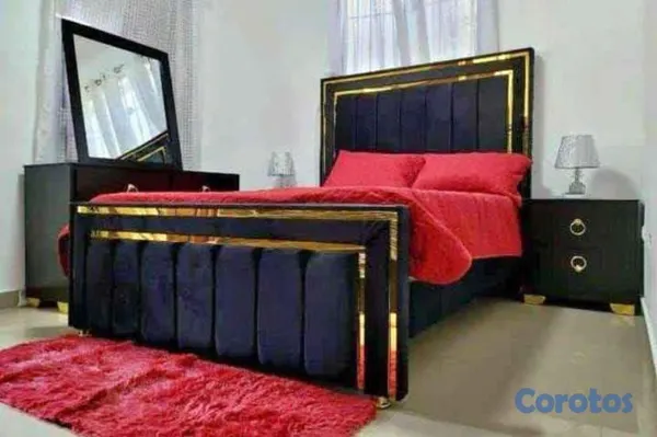 muebles y colchones - Juego de habitación diferente colores en oferta 5