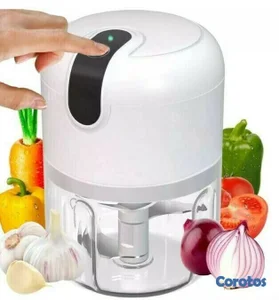 Mini Trituradora de alimentos eléctrica portátil con 3 cuchillas