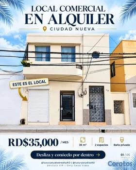 oficinas y locales comerciales - local comercial en la padre billini cerca de la Zona Colonial 