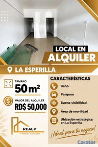 hermoso local en renta 