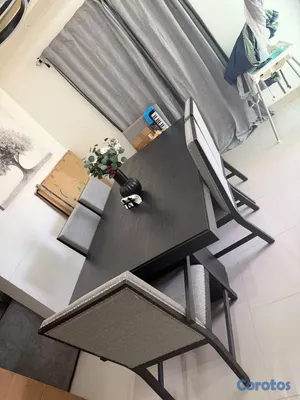 muebles y colchones - ¡VENDO ELEGANTE COMEDOR DE 8 SILLAS + MESITA AUXIL 2