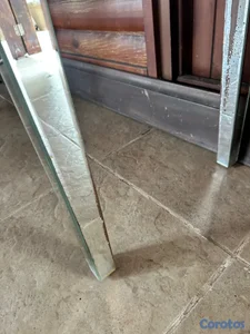 Mesa decorativa de cristal
