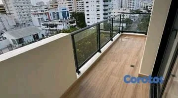 Apartamento en Alquiler en Naco 2 habitaciones, 2 baños, 2 parqueos