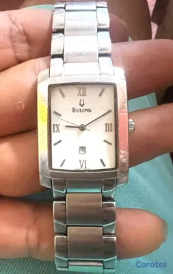 joyas, relojes y accesorios - Reloj Bulova cuarzo japonésAc/Inox fechero Usado 4