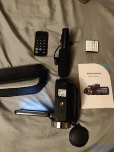 Disponible cámara camcorder digital life original con control remoto dos batería