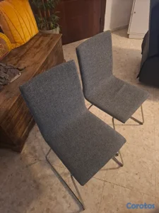 2 sillas IKEA LILLÅNÄS gris oscuro – RD$9,000 el par