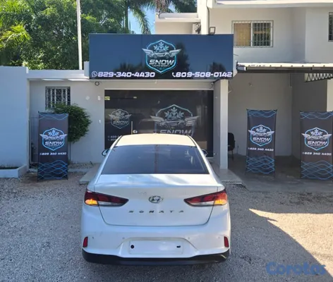 carros - HYUNDAI SONATA NEW RISE 2021 BLANCO 3