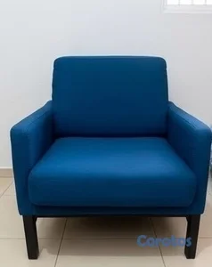 Sillón individual azul moderno 💙
